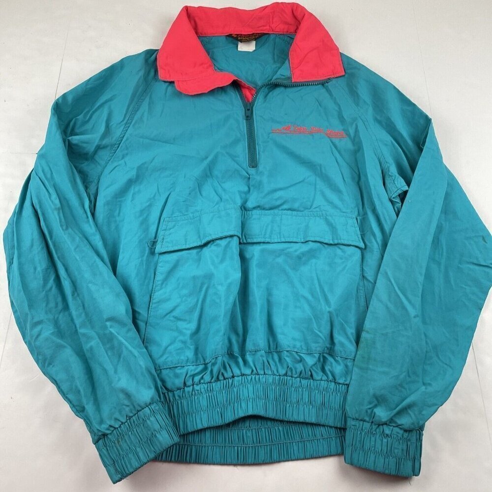 Vintage Pla-Jac By Dunbrooke Windbreaker Jacket Men’s S 1/4 Zip Anorak USA